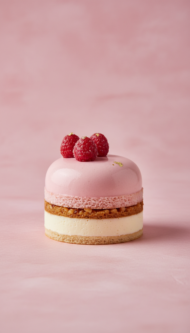 Berry mousse deluxe petit gateau